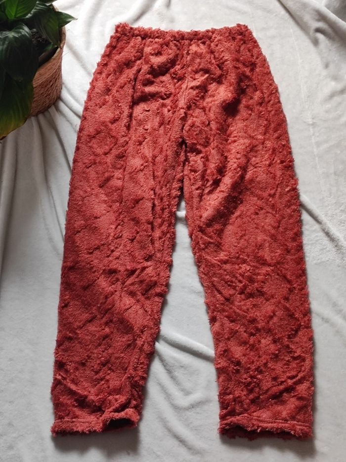 Ensemble de nuit polaire doux rouge orangé taille XXL - photo numéro 6