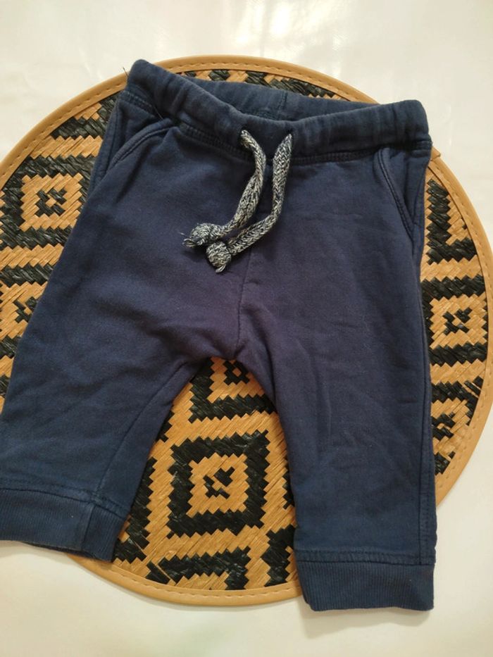 Pantalon de jogging bleu marine 6 mois - photo numéro 3