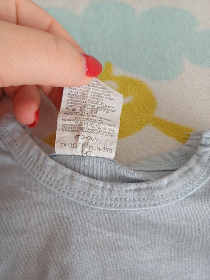 Tshirt bleu clair 3 mois - photo numéro 3