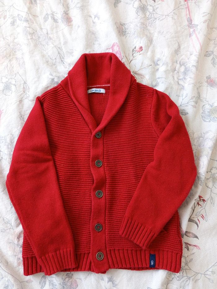 Gilet rouge Okaïdi 5a