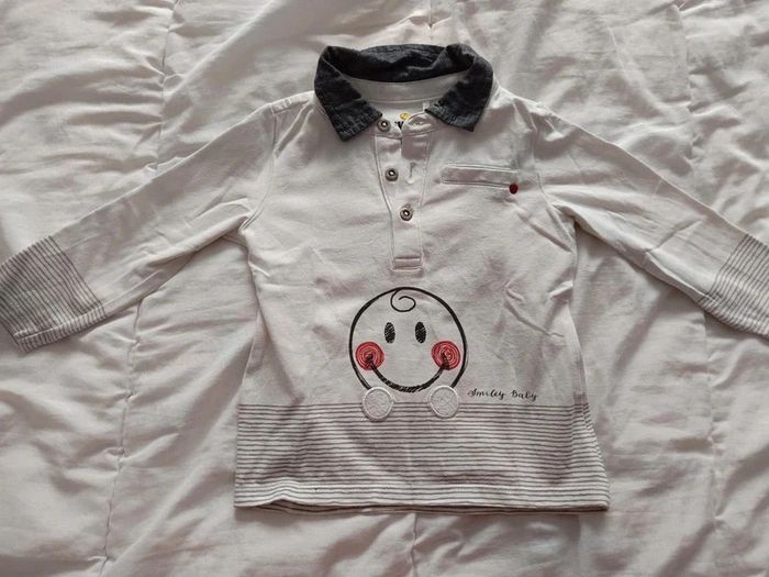 T shirt smiley 9m tbe
