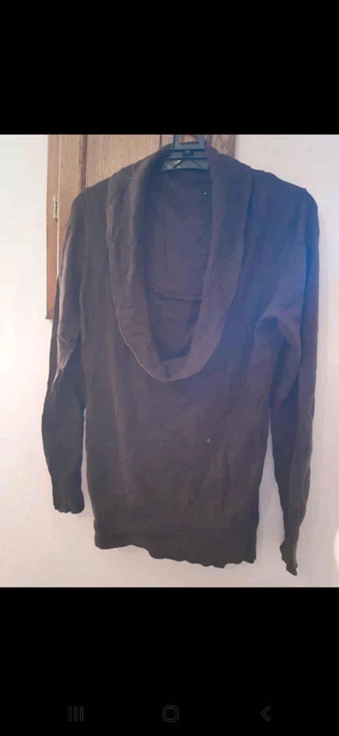 Pull col boule ou à mettre sur les épaules dénudées taille 3 - photo numéro 3