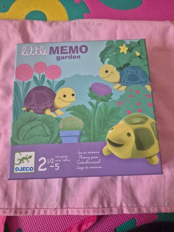 Jeu djeco little memo garden