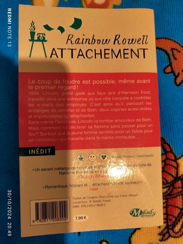 Livre Attachement - photo numéro 2