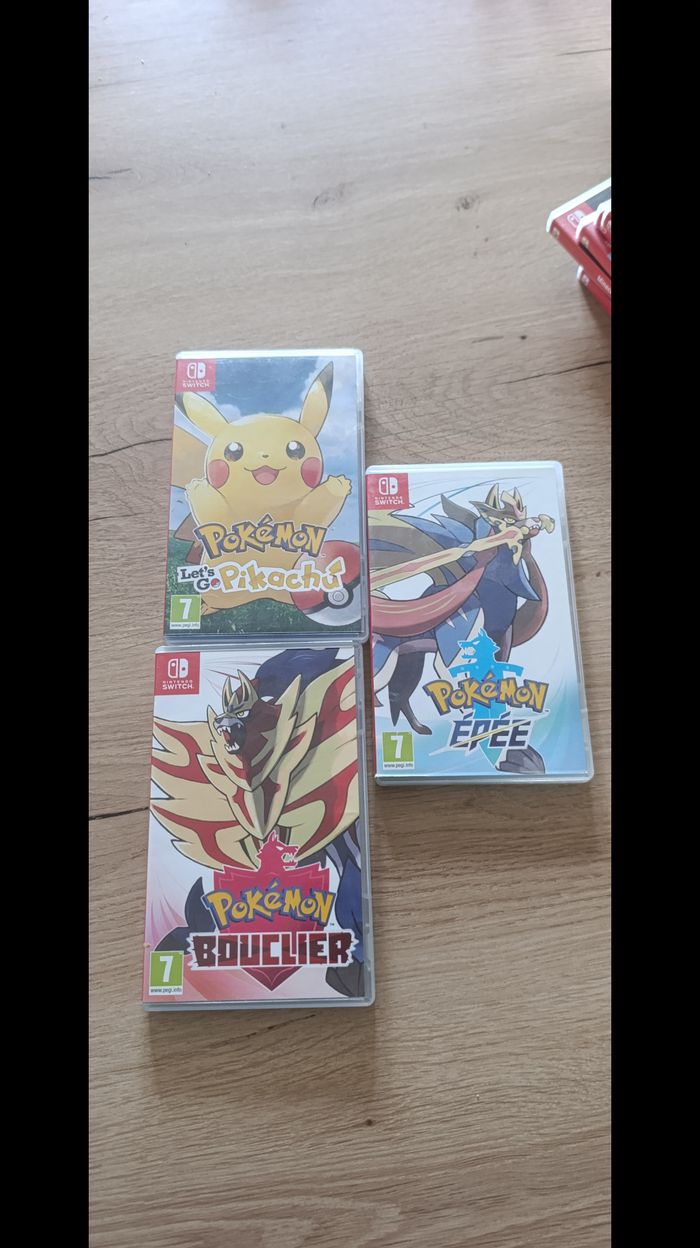 Lot jeux Pokémon Switch