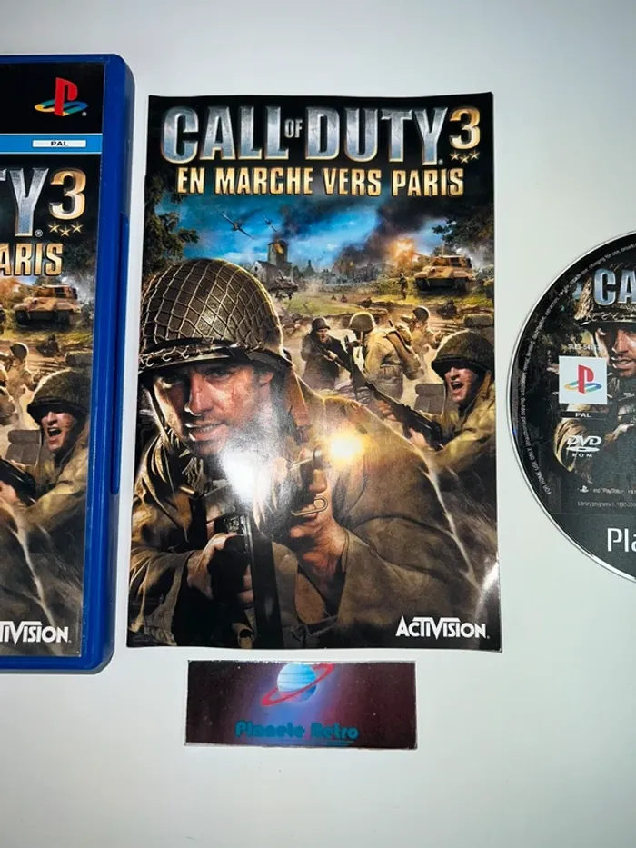 Call Of Duty 3: En marche Vers Paris - Jeu PS2 complet Version Francaise Sony - photo numéro 3