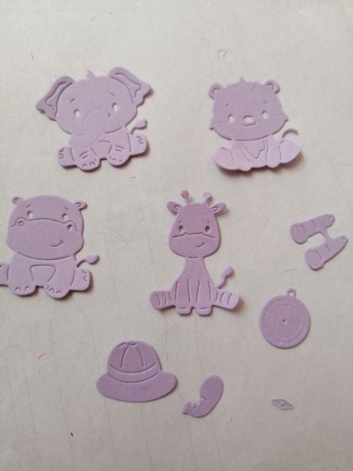 Découpe scrapbooking mauve (K52)