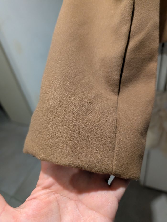 Veste trench d'hiver camel taille L - photo numéro 4