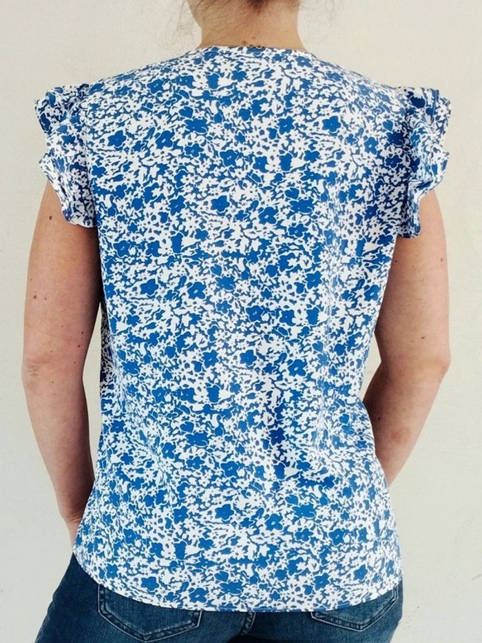 Blouse fleurie - NafNaf - 42 FR = 40 EU - Parfait État - photo numéro 3