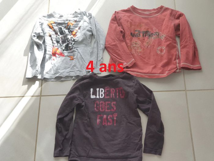 3 t-shirt manche longue n °3