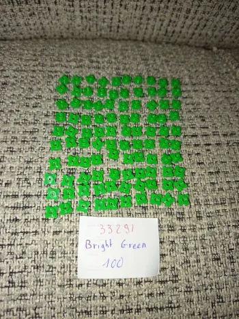 Lot de pièces lego 33291 - 100 fleurs vertes