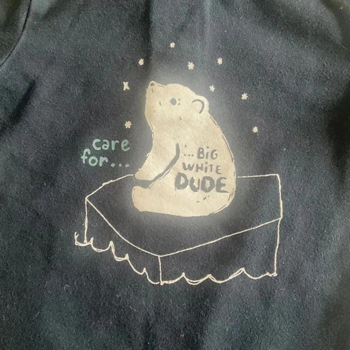 🧸T-shirt manches longues Kiabi - Big White Dude 🧸