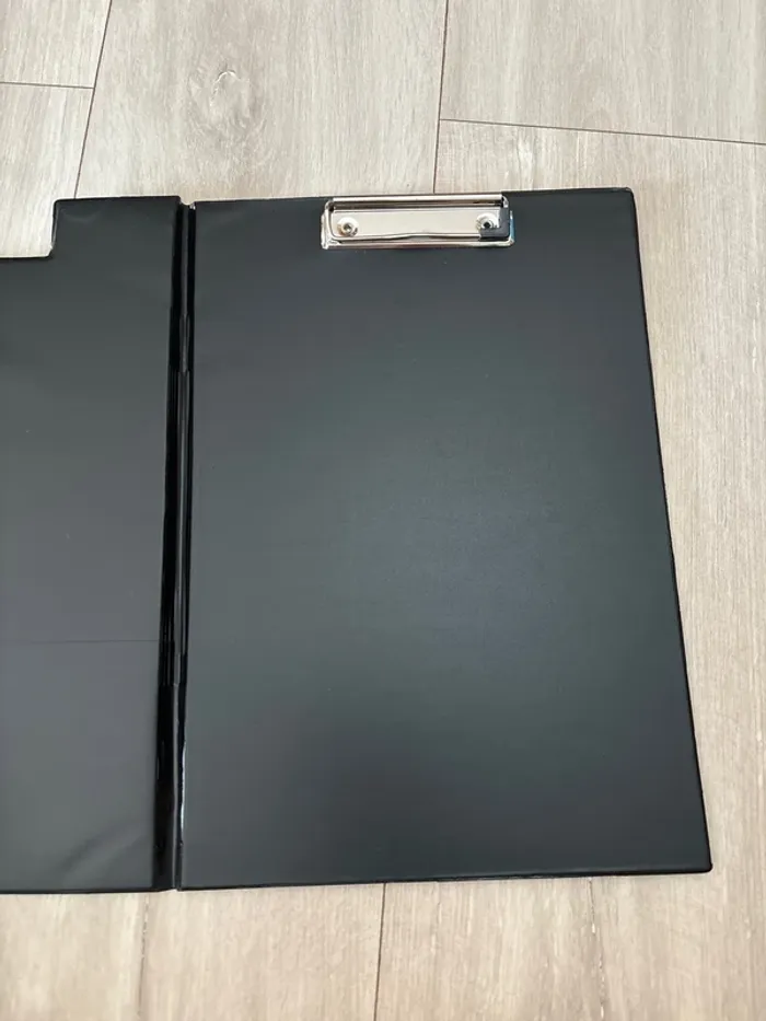 Porte bloc avec pochette noir - photo numéro 2