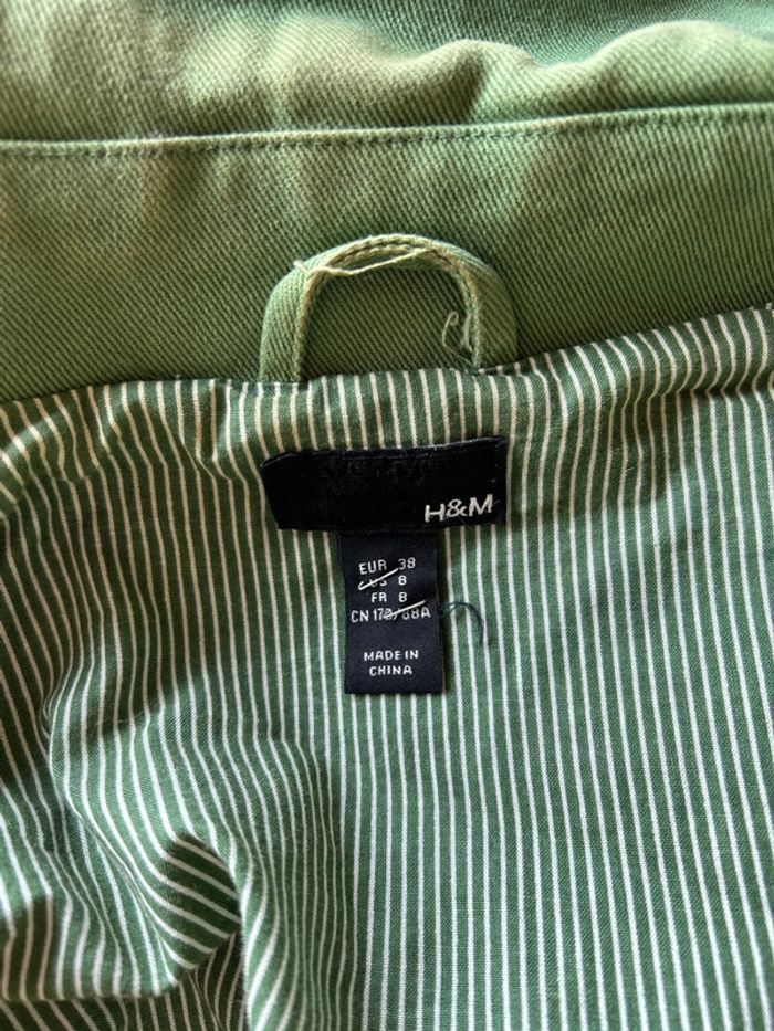 H&M veste cintrée couleur vert - photo numéro 7