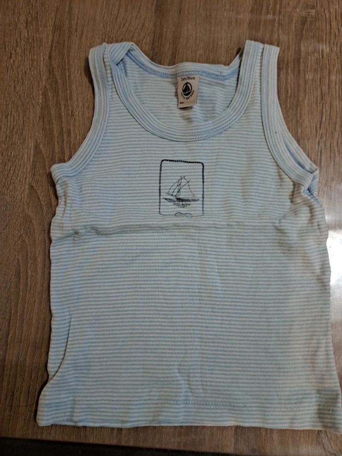 Débardeur bleu ciel Petit bateau 2 ans - 86 cm