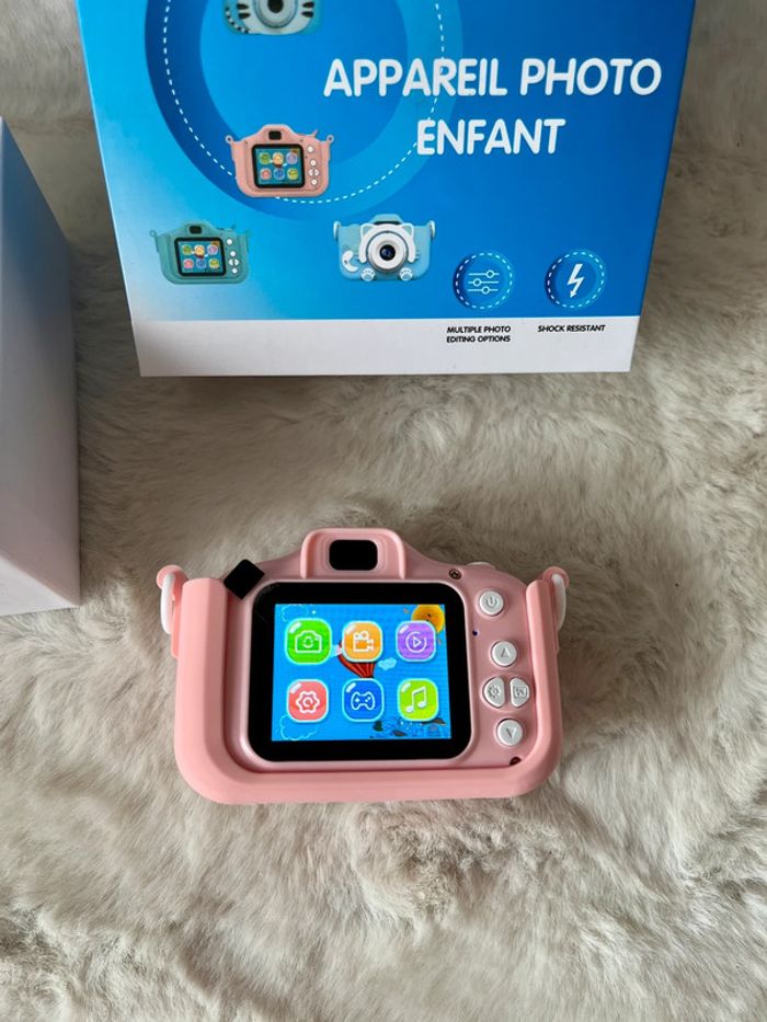 Appareil photo numérique, camera pour enfant, rose - photo numéro 6