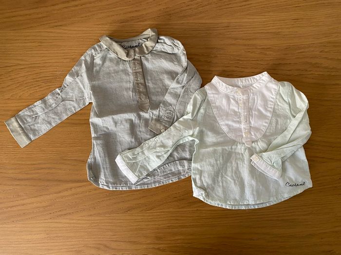 Cacharel Lot de 2 Chemises légères Taille 3 mois - photo numéro 2