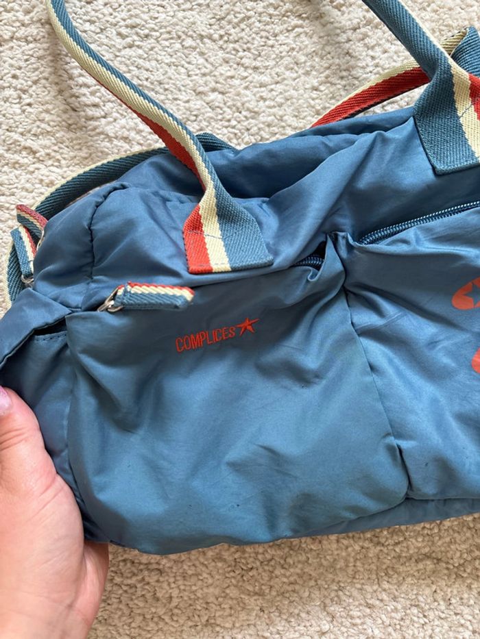 Sac à main bleu vintage - photo numéro 3