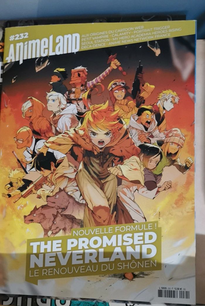 Magazine manga anime land numéro 232