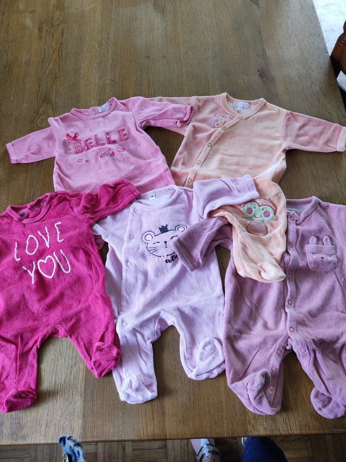 Pyjama bébé 1mois fille - photo numéro 2