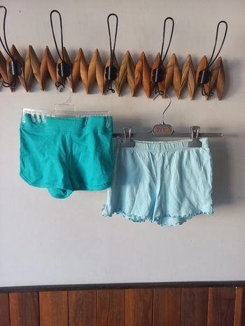 Shorts vert/bleu