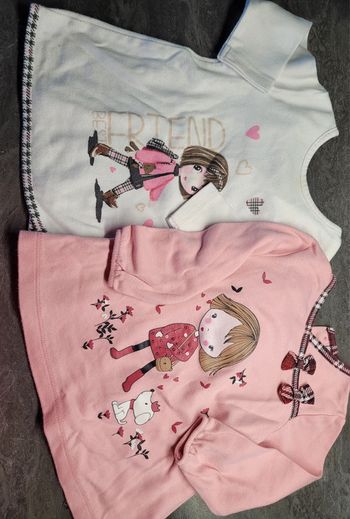 2 hauts manches longues