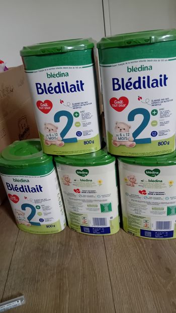 Lait blédilait 5boîtes 