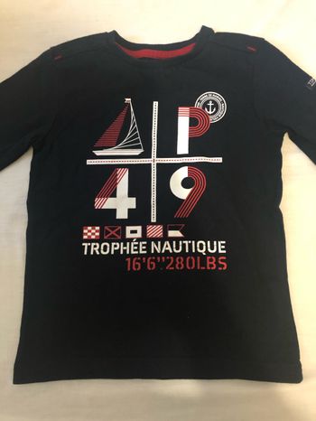 T-shirt manches longues Terre de Marins taille 5 ans