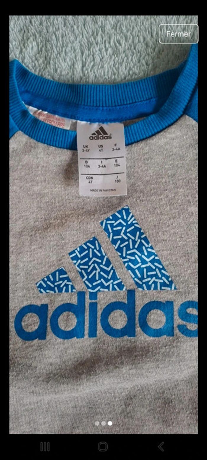 Pull garçon Adidas - photo numéro 2
