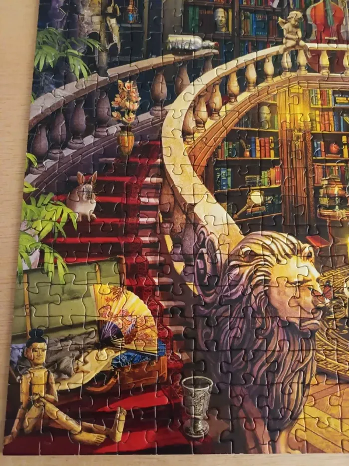 Educa puzzle 500 pièces bibliothèque énigmatique - photo numéro 8