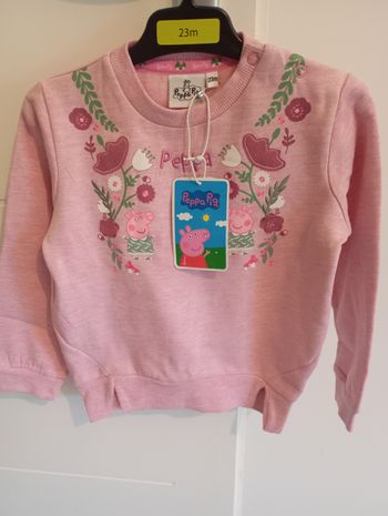 Sweat peppa pig fille 23 mois