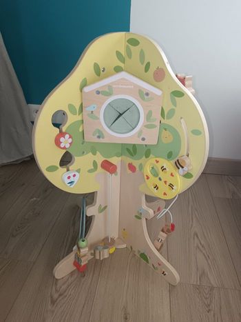Arbre des 4 saisons en bois vertbaudet jouet d'éveil 