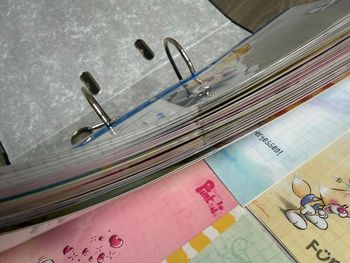 Lot de 2 classeurs Diddl + papiers et accessoires