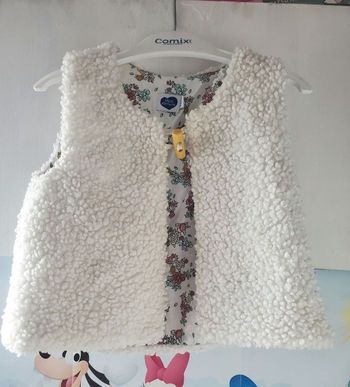 Gilet sans manches fille 24 mois