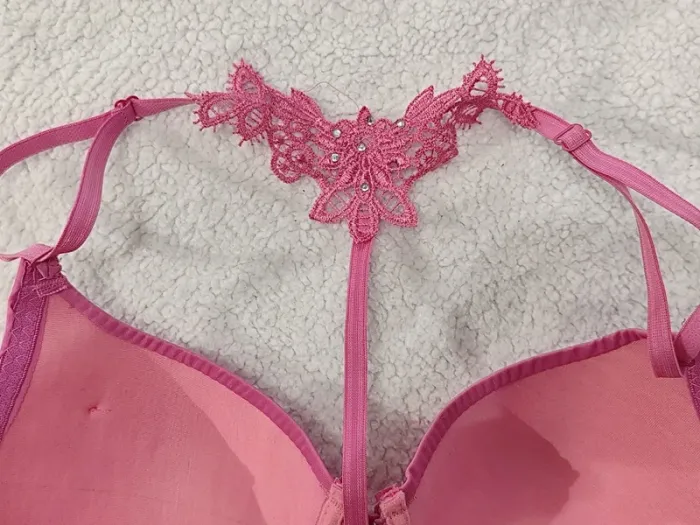 Soutien gorge rose Lili et Zoé 100c neuf - photo numéro 3