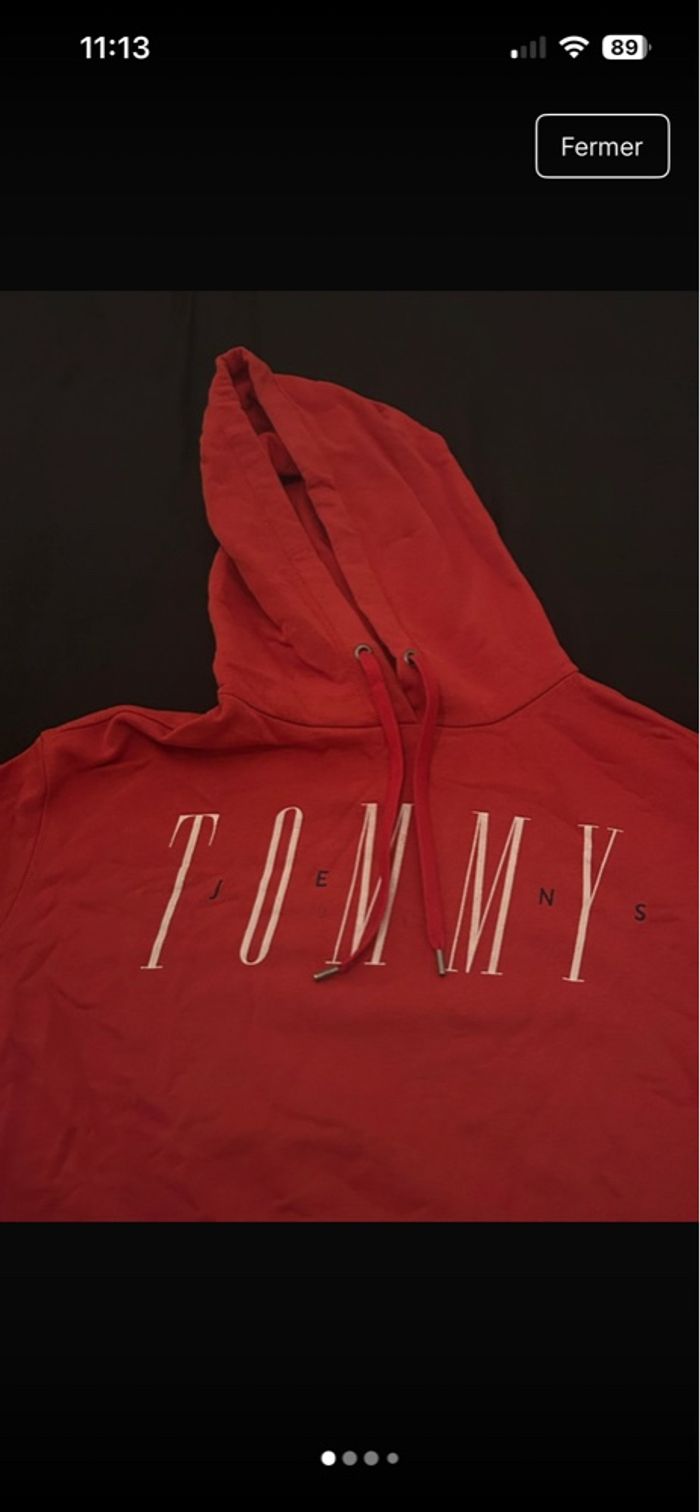 Sweat  rouge tommy