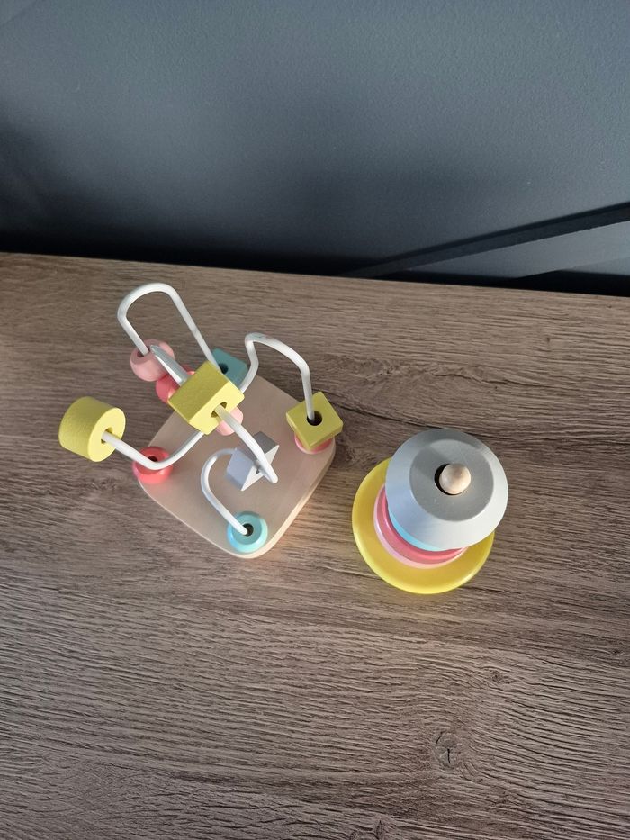 Lot de 2 jouets en bois Vertbaudet - photo numéro 2