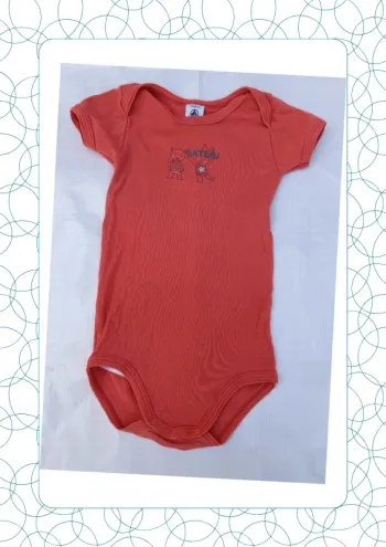 Body manches courtes 18 mois Petit Bateau