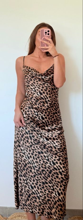 Robe - Marron & Noir - Léopard - Chic - Cocooning - Hiver