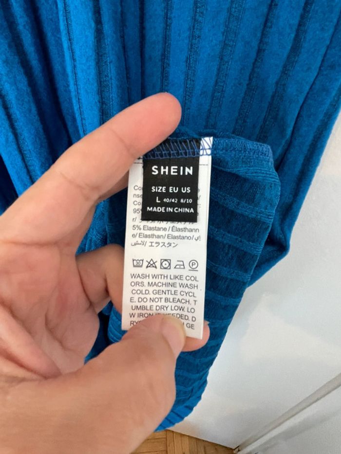 Robe Longue bleu taille L SHEIN - photo numéro 4