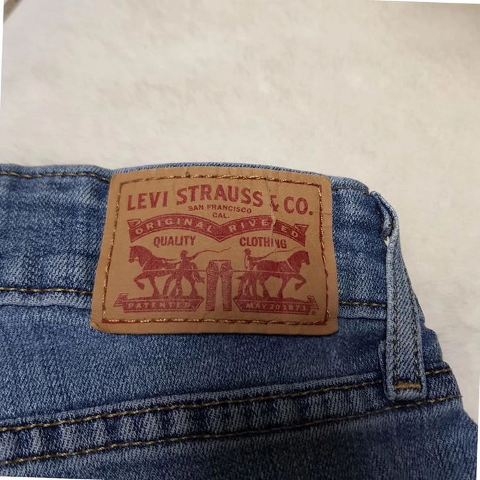Jean Levi's 711 Skinny W27 L28 Bleu - photo numéro 8