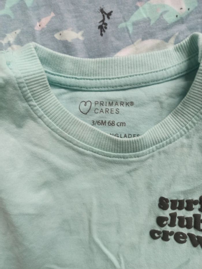 Lot t-shirt taille 6 mois - photo numéro 5