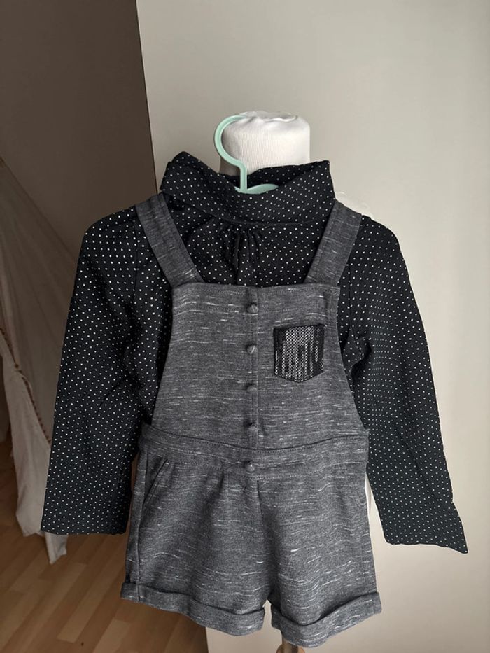 Ensemble salopette sous pull 3 ans - photo numéro 4