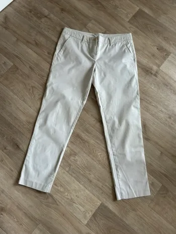 Benetton, pantalon beige, Chino, femme, taille 42
