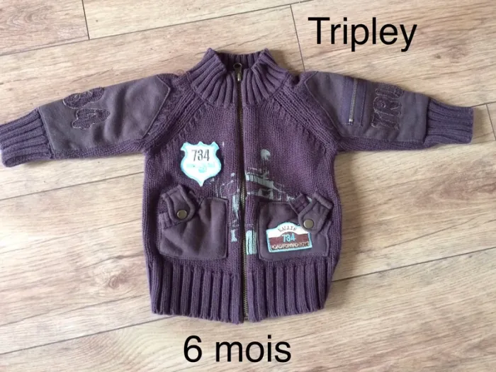 Gile zippé Tripley 6 mois