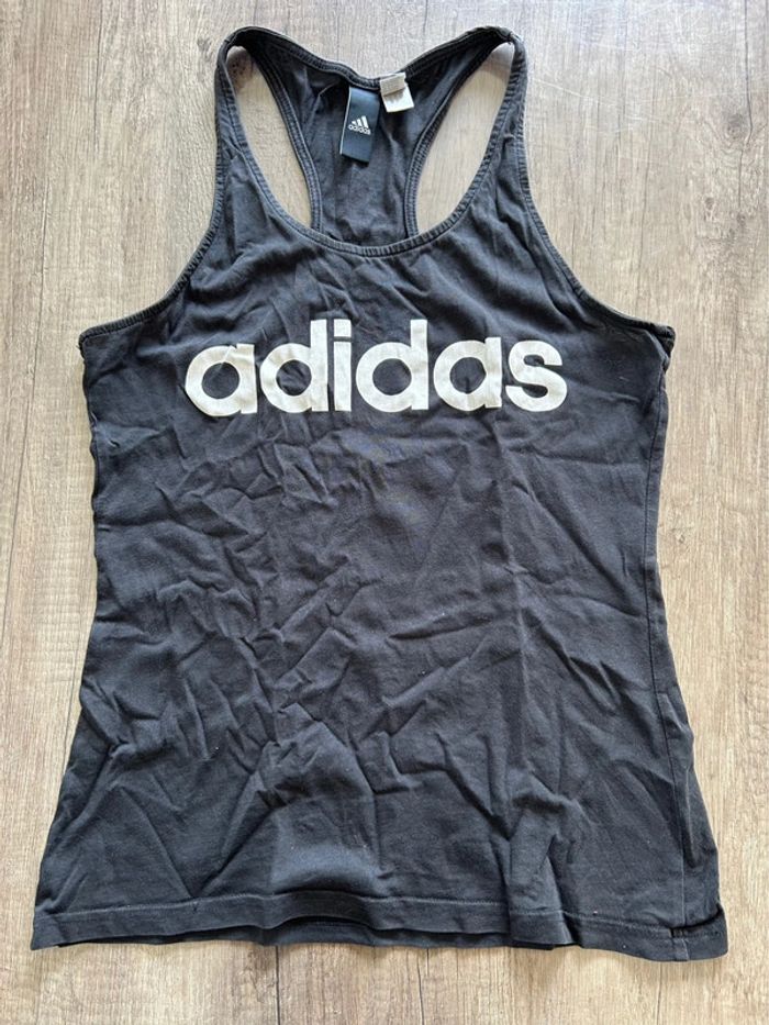 Débardeur de sport noir adidas