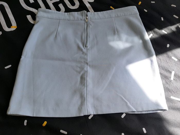 Jupe bleue porte-feuille etam - photo numéro 3