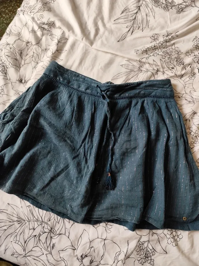Superbe jupe femme hipanema taille L bleu #40