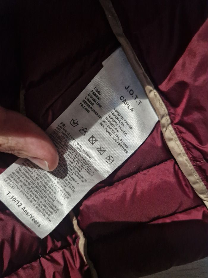 Doudoune jott fille 10/12ans - photo numéro 5