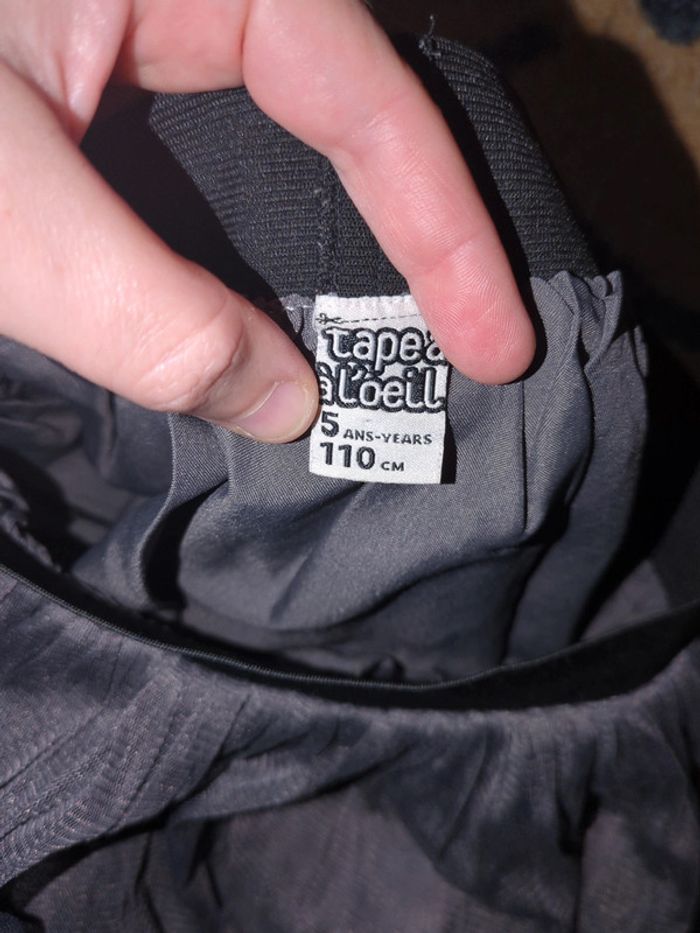 Jupe tulle tao 5 ans gris violet - photo numéro 2